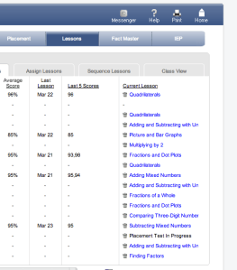 MobyMax - You can assign specific concepts for differentiation