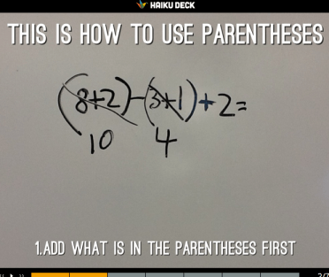 Using Parentheses