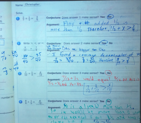 Conjectures and Math Arguments with Fourth Graders – Educational ...